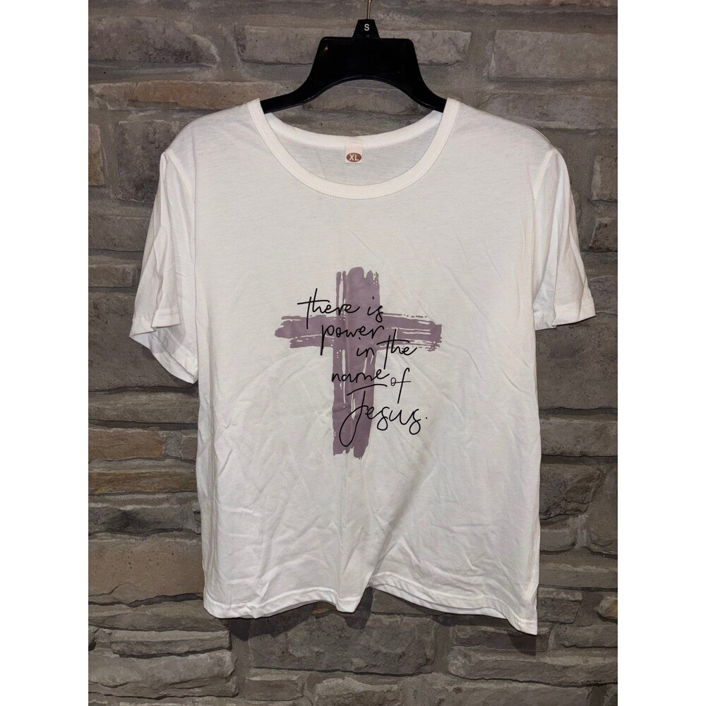THERE IS POWER IN THE NAME OF JESUS!!! XL boutique shirt
